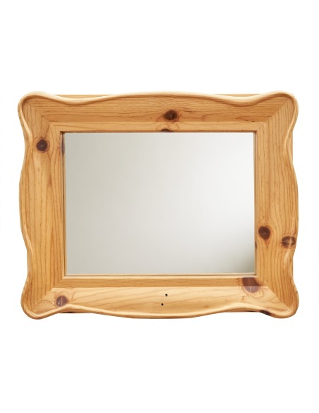 Espejo Decorativo de Estilo Barroco con Marco de Madera Reciclada Espejo Decorativo de Estilo Barroco con Marco de Madera Reciclada