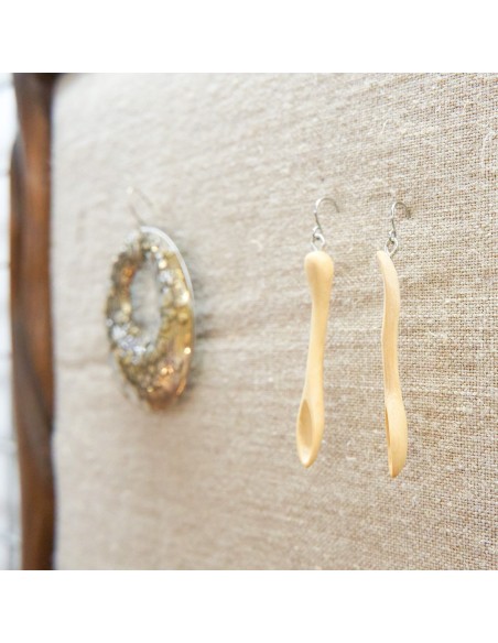 Portapendientes Artesanal de Madera de Pallet | Ecológico y Decorativo Portapendientes Artesanal de Madera de Pallet | Ecológico y Decorativo