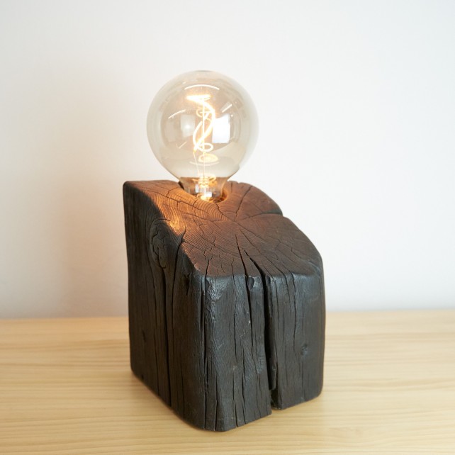 Lámpara de Viga con Bombilla Edison – Estilo Industrial Artesanal